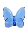 Papillon décoratif en verre Bleu