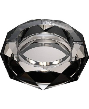 Cendrier Diamant en Crystal Grisé PM - 15cm