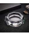 Cendrier Diamant en Crystal Grisé XL - 23cm
