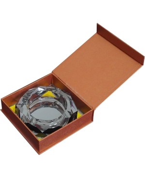 Cendrier Diamant en Crystal Grisé XL - 23cm