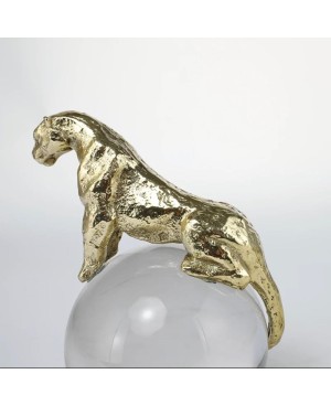 Boule en Cristal décorative avec Tigre