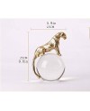 Boule en Cristal décorative avec Tigre