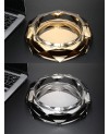 Cendrier Diamant en Crystal Doré MM - 17cm