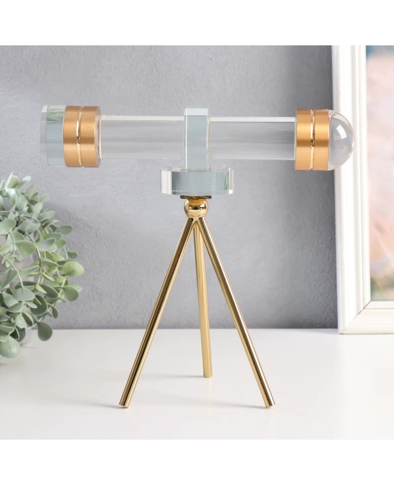 Télescope Décoratif en Cristal sur pied - GM