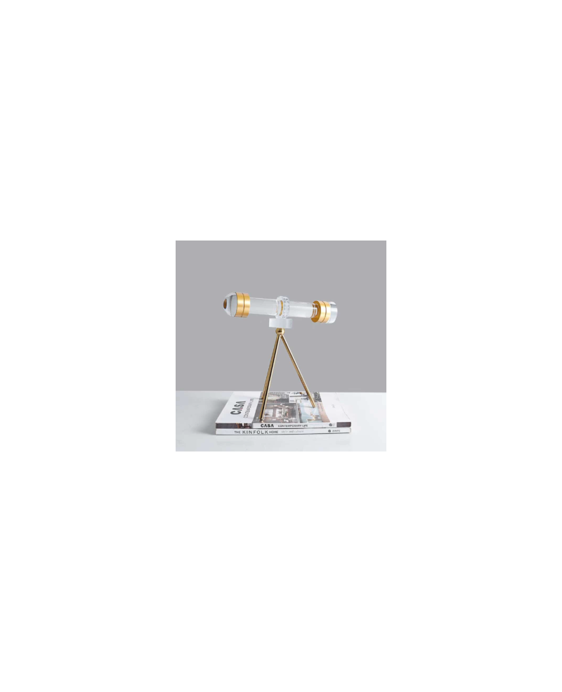 Télescope Décoratif en Crystal sur pied - PM
