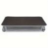 Porte capsule du café noir en acier inox 37.5x17.5x5.5cm