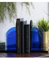 Serre Livre en Cristal Bleu Noir