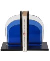 Serre Livre en Cristal Bleu Noir