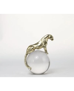 Boule en Cristal décorative avec Tigre