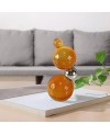 4 boules Décoratives Superposé en crystal