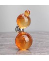 4 boules Décoratives Superposé en crystal