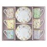 Coffret de 6 tasses à café MEADOW FLOWERS