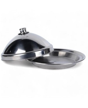  Tajine en Inox avec Couvercle - 27cm