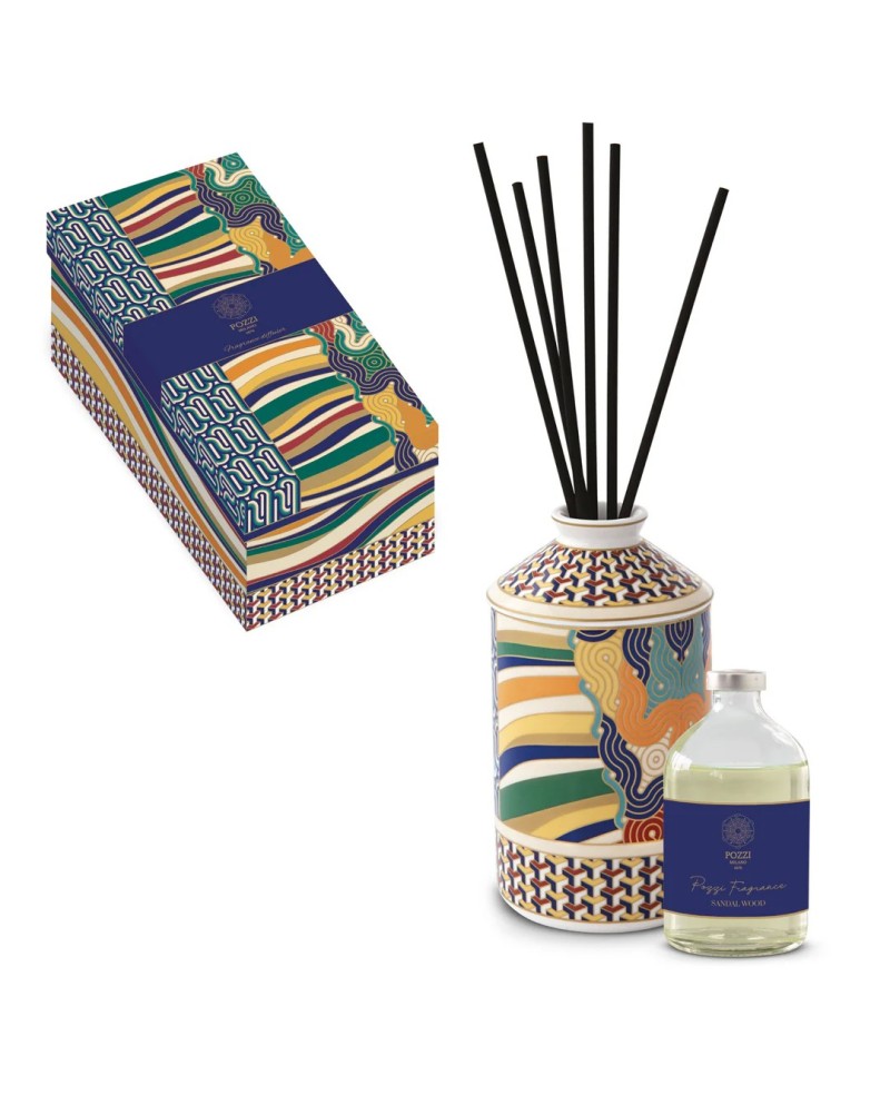 Diffuseur de Parfum - 100ml Santal - Géométrique