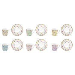 Coffret de 6 tasses à café MEADOW FLOWERS