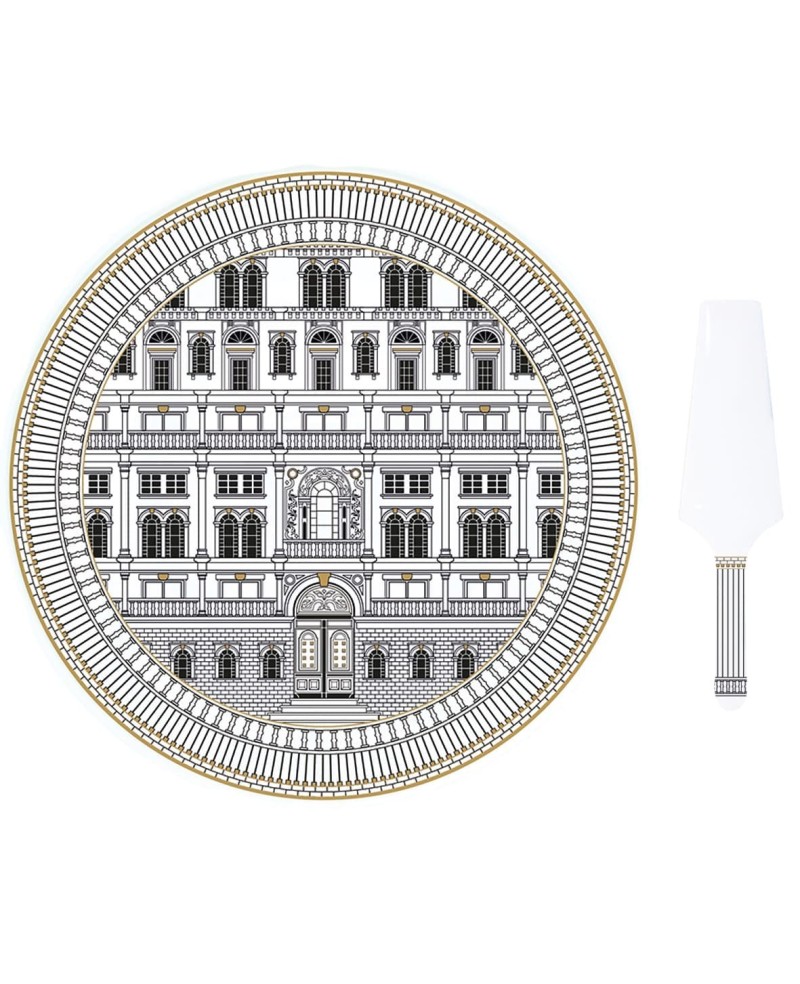 Plat à Cake Rond 32cm avec Pelle - PALAZZO