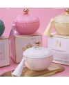 Bougie Parfumée En Bonbonnière Cristalline - Blanche