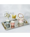 Ensemble de 2 plateaux Rectangulaire en Inox