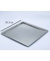 Plateau Carré en Inox - 36x36cm