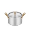 Casserole Petite avec Couvercle en inox - 12x7cm