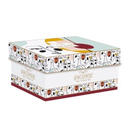 Coffret Theiere 60CL avec Filtre en Inox et 2 tasses PICASSO