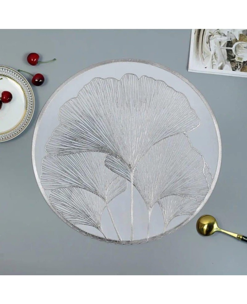 6 Set de Table Argenté - 38cm