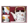 Coffret Theiere 60CL avec Filtre en Inox et 2 tasses PICASSO