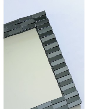 Miroir décoratif zigzag - 156x69cm