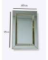 Miroir Décoratif - 90x60cm