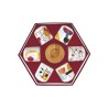 Coffret de 6 tasses à Café avec sous Tasses Bambou PICASSO