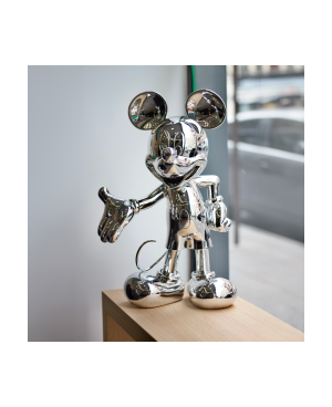  Statut Mickey Mouse Argenté - 30cm