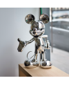 Statut Mickey Mouse Argenté - 30cm
