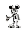 Statut Mickey Mouse Argenté - 30cm