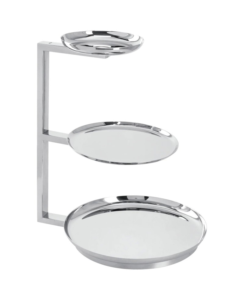 Serviteur 3 Etages en Inox