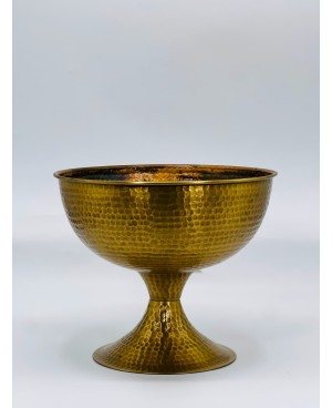  Vase Bronze Artisanal - H 23cm