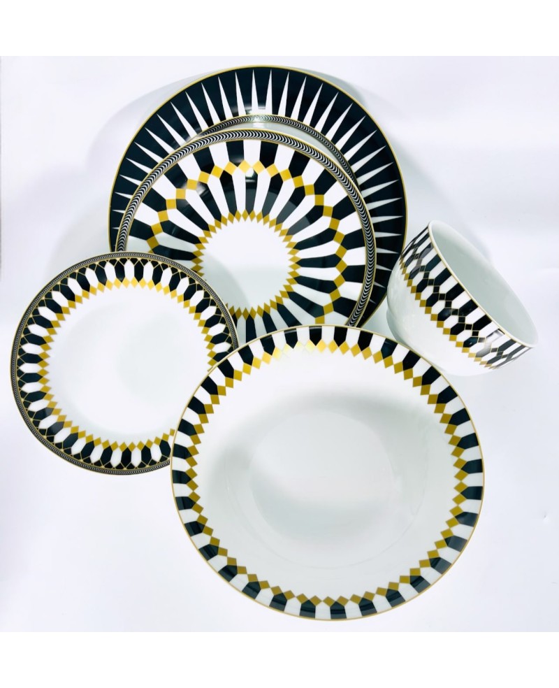 Service de Table 25pcs - HARLEQUIN