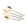 Ensemble de Couverts 24PCS Blanc et Gold - NEVA