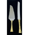 Coffret Pèle et Couteau - Inox doré