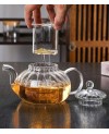 Théière en Verre avec Filtre en Verre - 1.2L