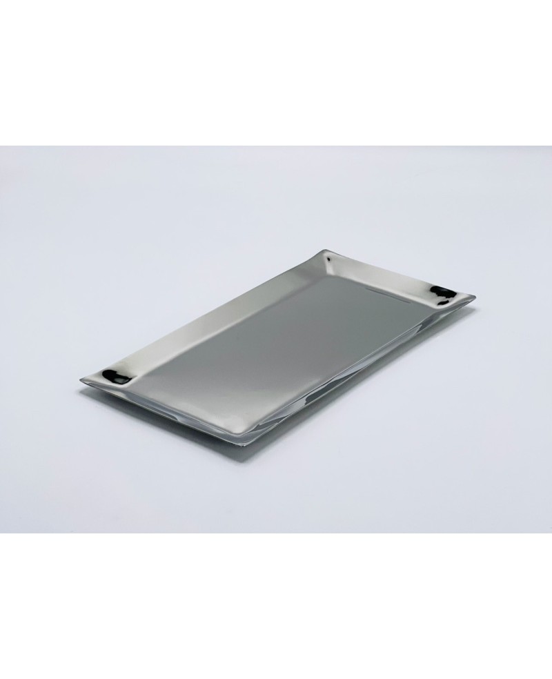 Plat Rectangulaire Large de Présentation en Inox