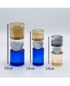 3 Bougeoirs en Cristal GM