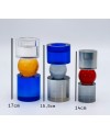 3 Bougeoirs en Crystal