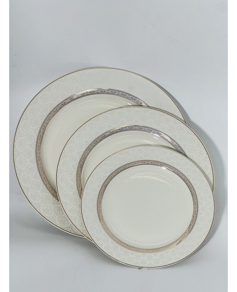 Service de Table 18pcs - Blanc Chic