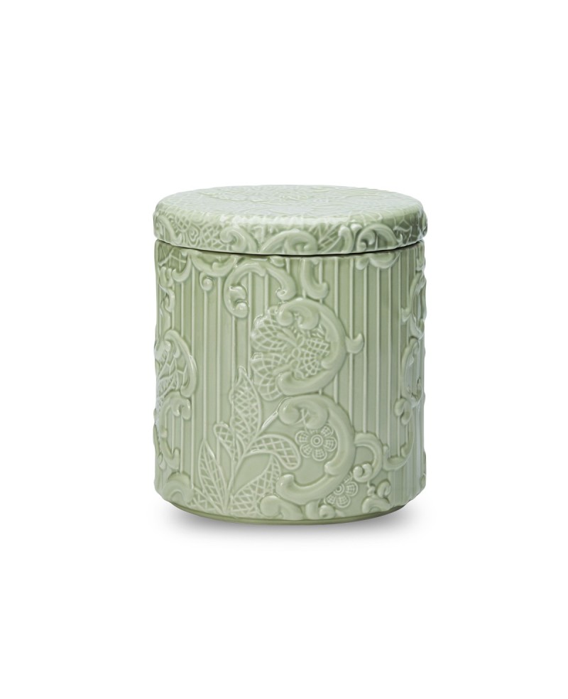 Bonbonnière Dentelle Verte - GM