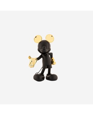 Statut Mickey Mouse Noir et Doré - 30cm