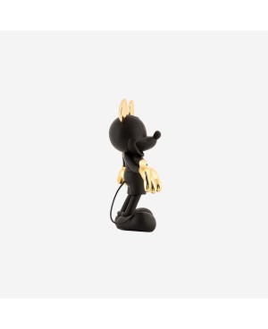 Statut Mickey Mouse Noir et Doré - 30cm