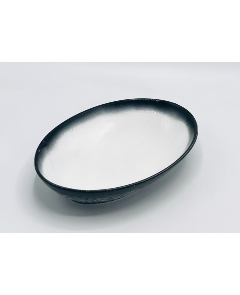 Assiette Oval - Caviar 25cm