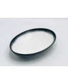 Assiette Oval - Caviar 25cm