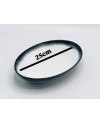 Assiette Oval - Caviar 25cm