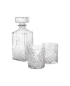 Coffret de Carafe avec 6 verres - Cristalline